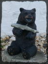 Bear Statue at Western Big Sky Inn